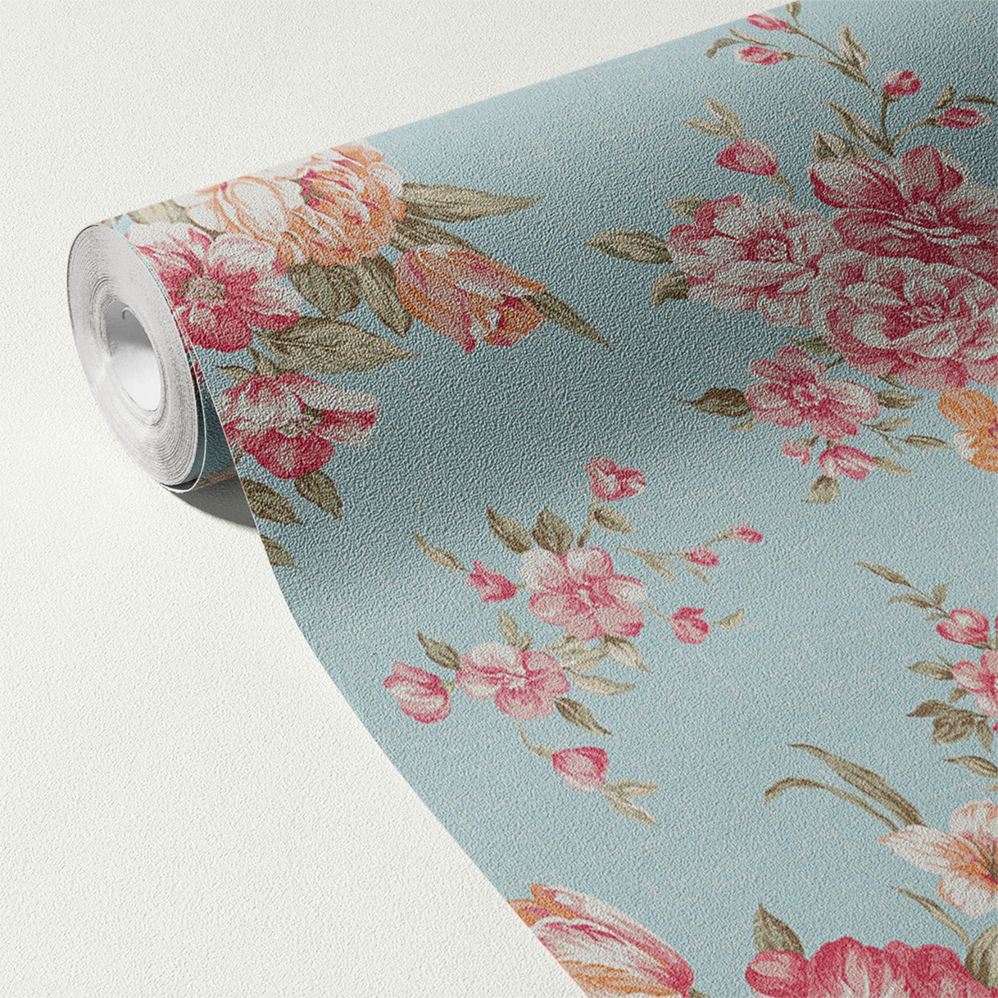 Floral & Leaves Wallpaper WAL1900-F