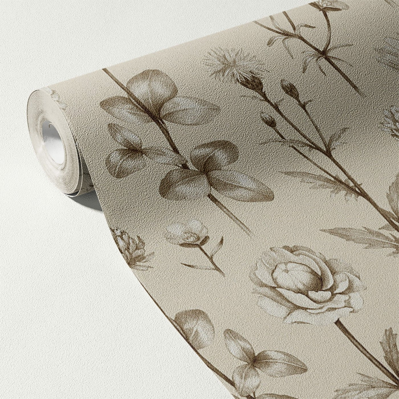 Floral & Leaves Wallpaper WAL1902-F