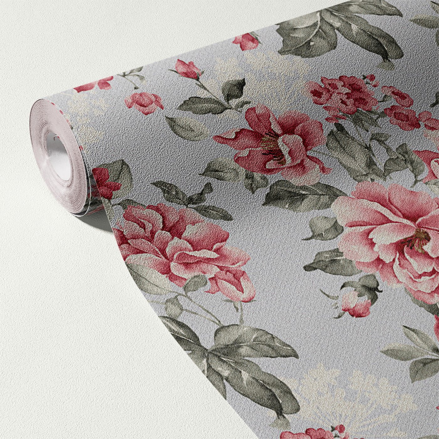 Floral & Leaves Wallpaper WAL1904-F