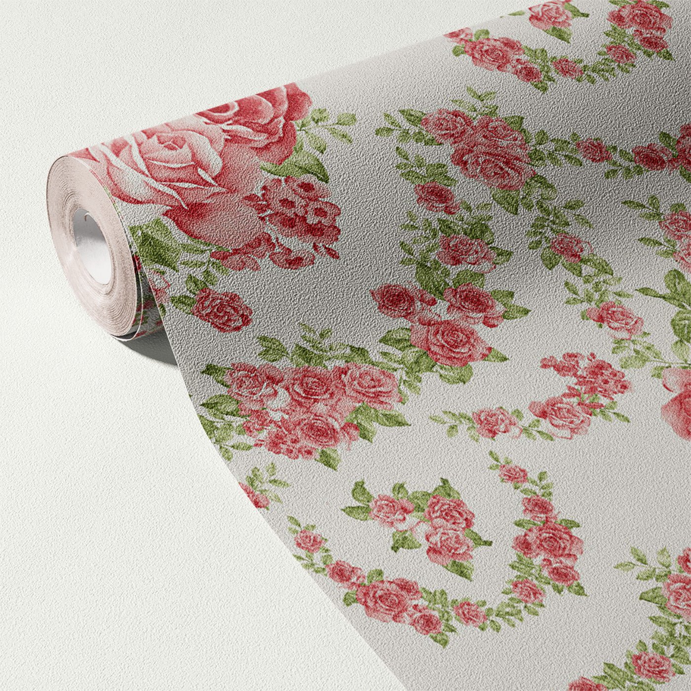 Floral & Leaves Wallpaper WAL1905-F