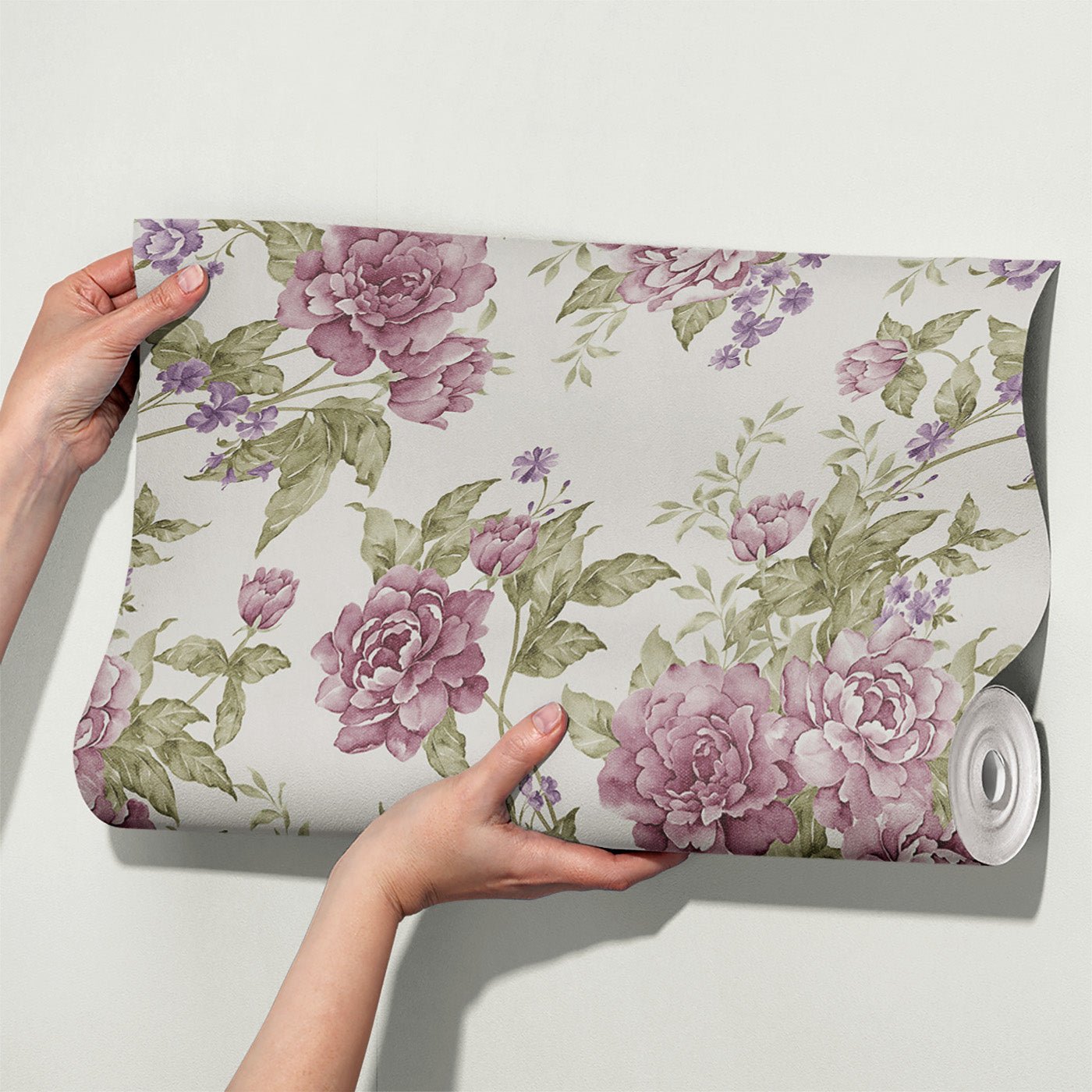 Floral & Leaves Wallpaper WAL1906-F