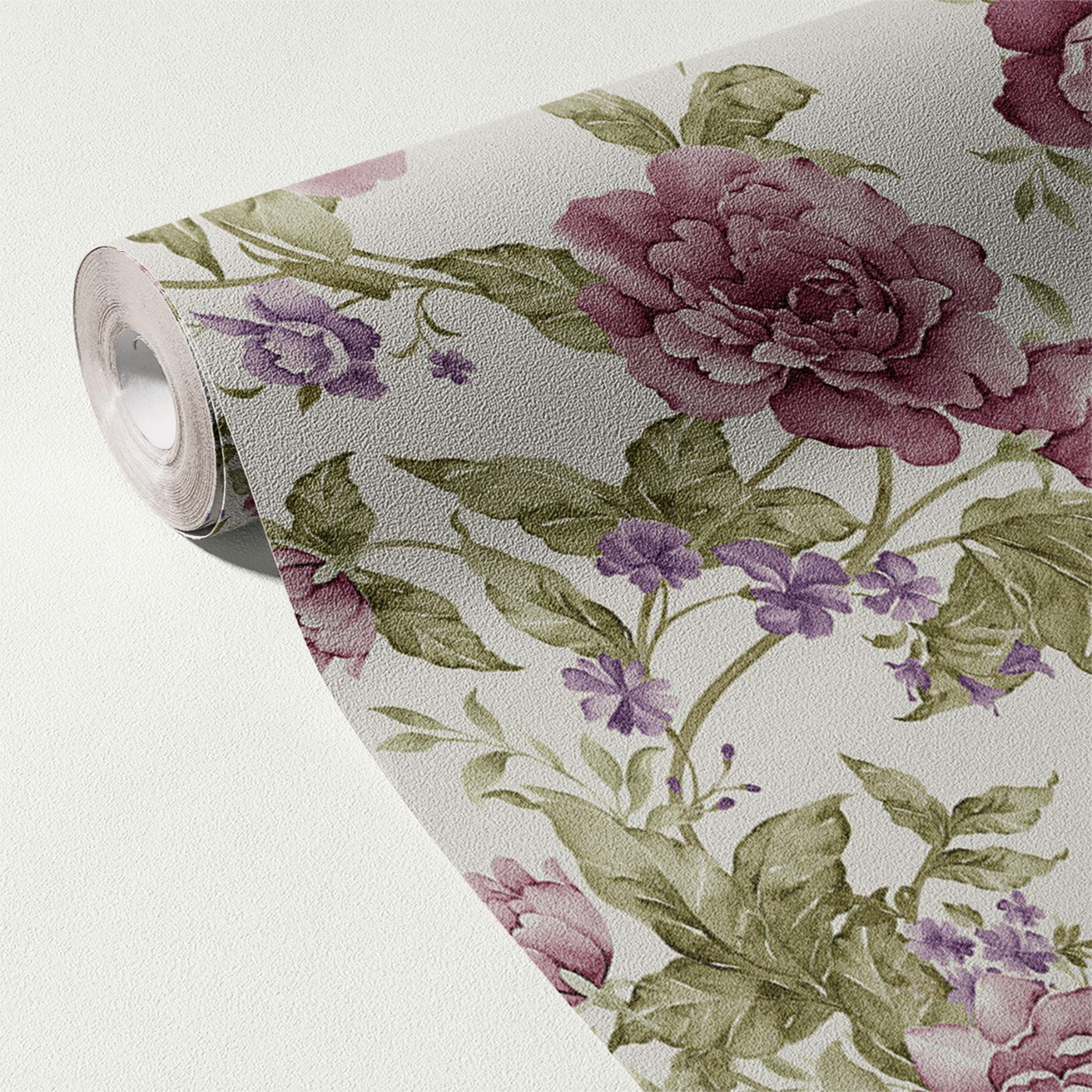 Floral & Leaves Wallpaper WAL1906-F