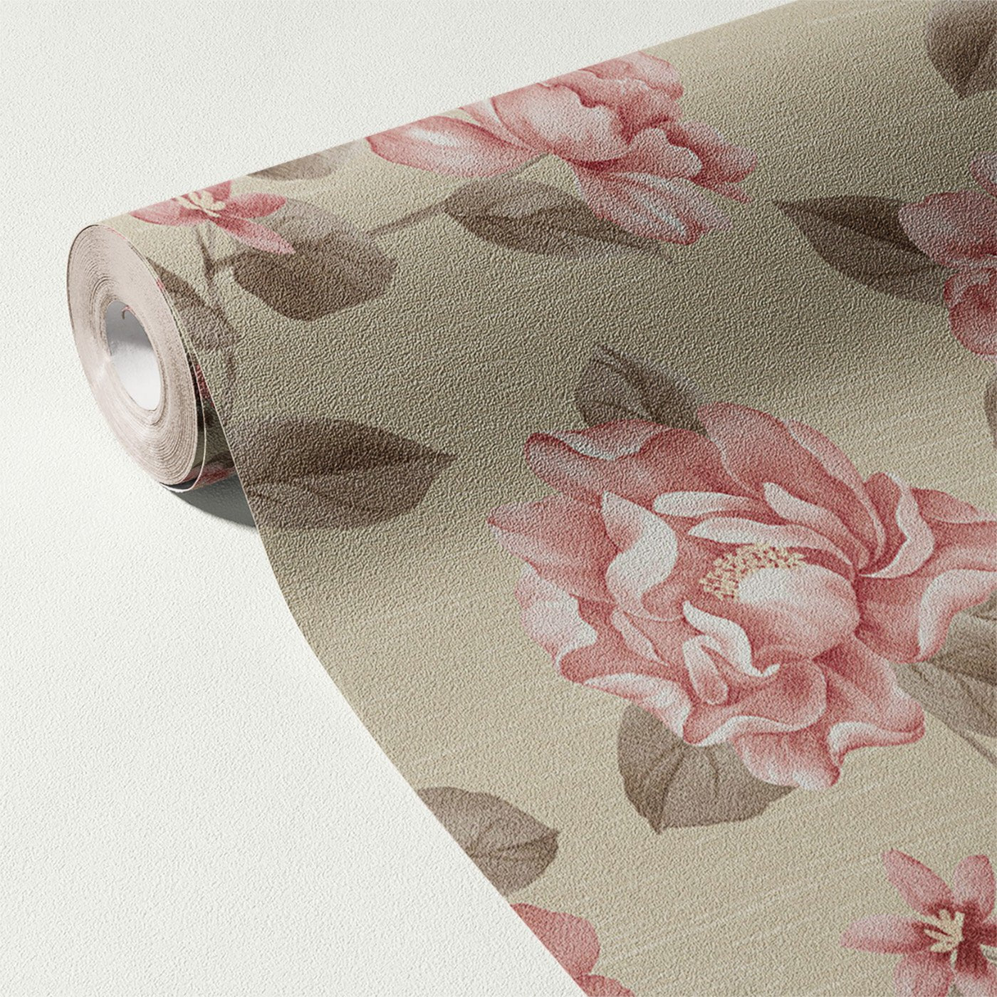 Floral & Leaves Wallpaper WAL1907-F