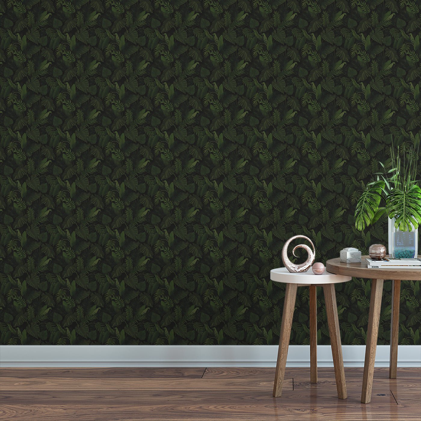 Floral & Leaves Wallpaper WAL1908-F