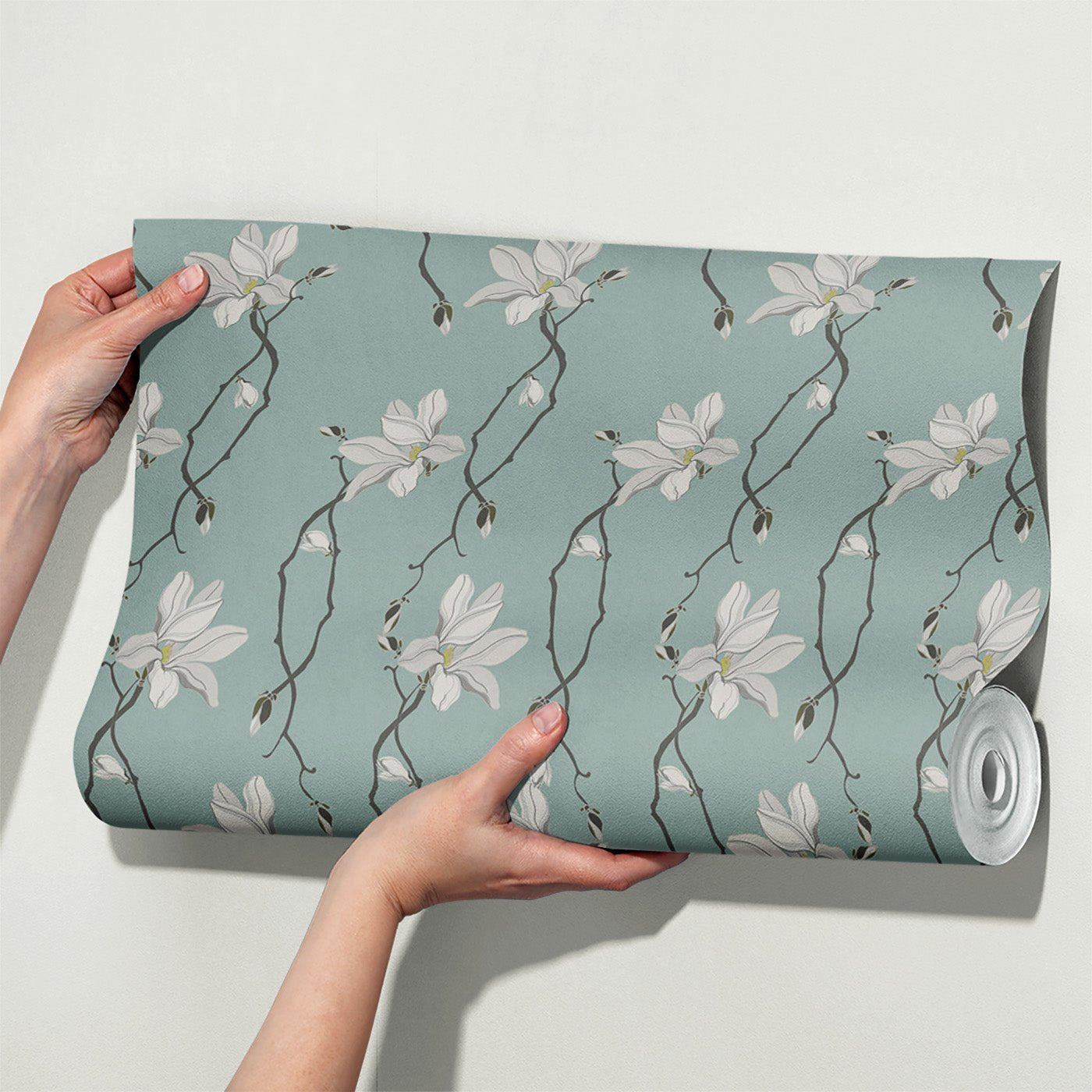 Floral & Leaves Wallpaper WAL1913-F