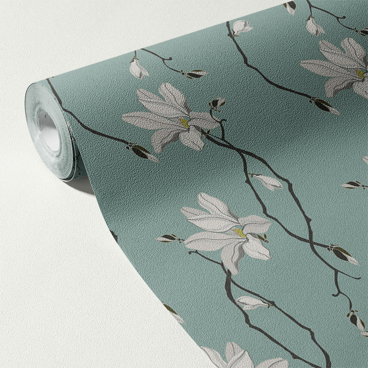 Floral & Leaves Wallpaper WAL1913-F