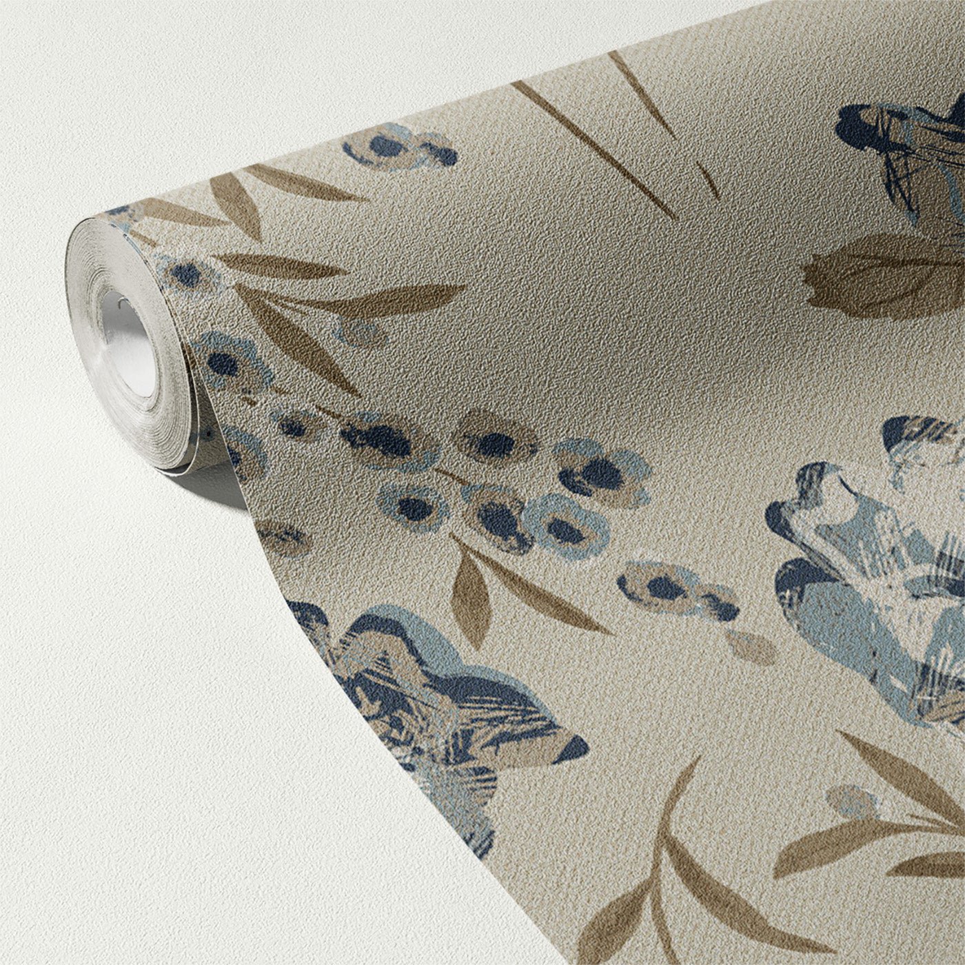 Floral & Leaves Wallpaper WAL1915-F