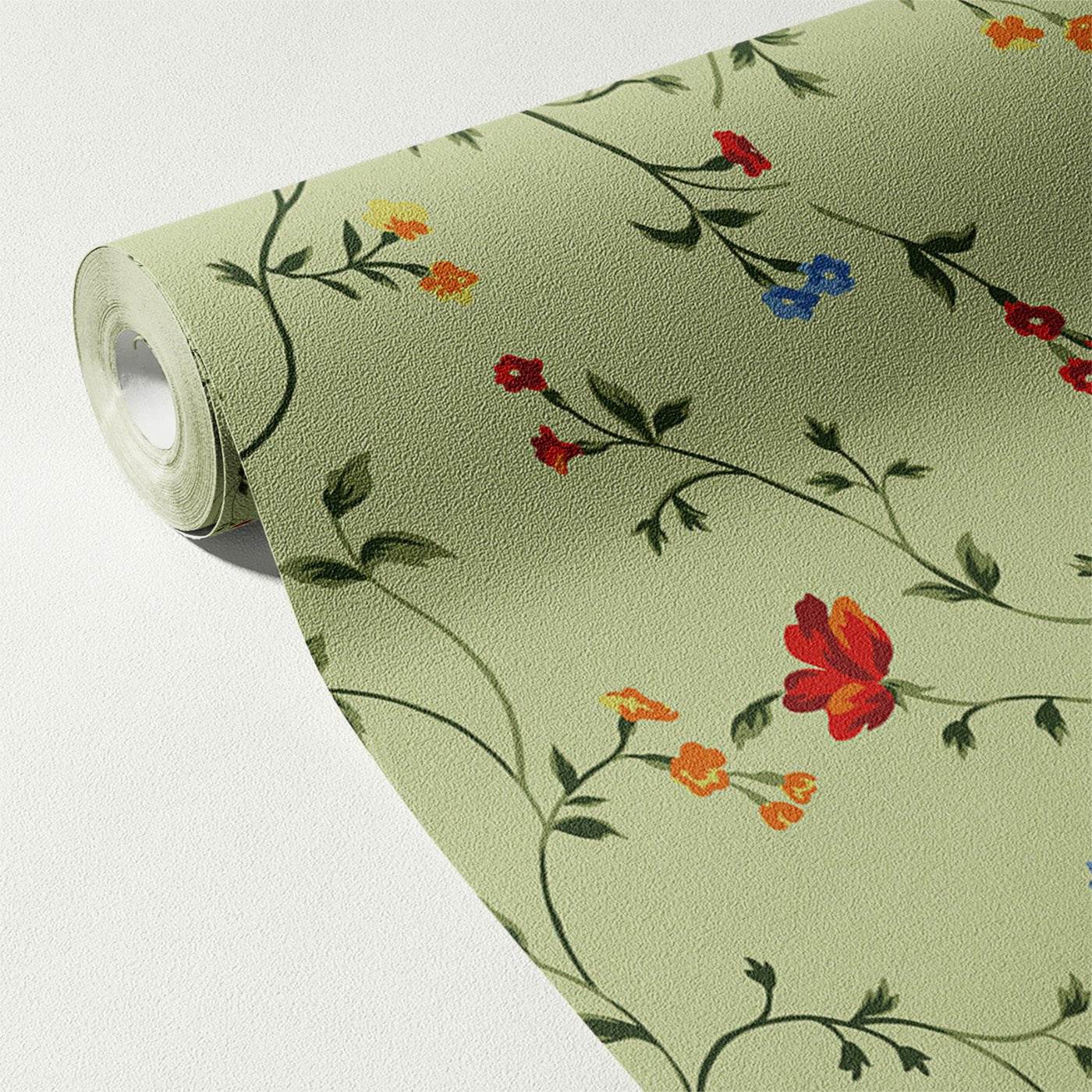 Floral & Leaves Wallpaper WAL1920-F