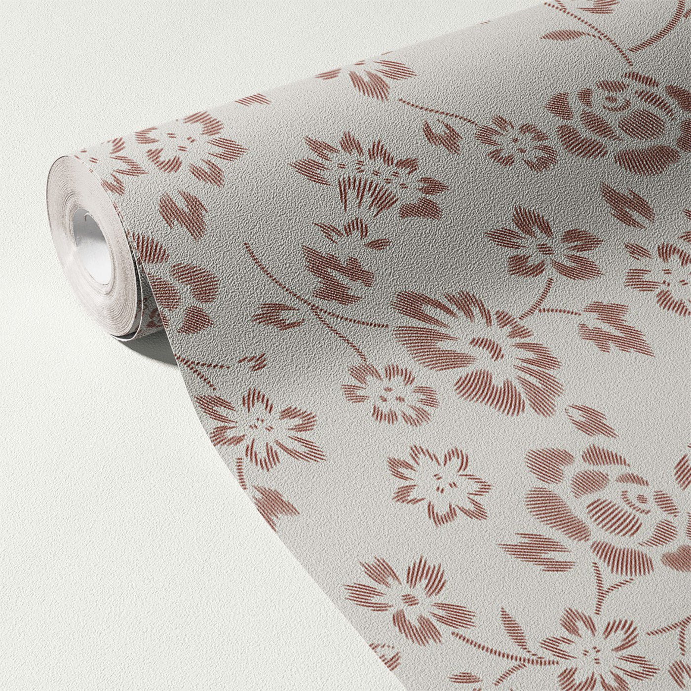 Floral & Leaves Wallpaper WAL1922-F