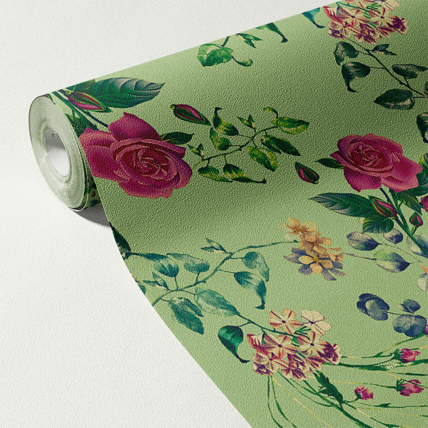 Floral & Leaves Wallpaper WAL1929-F