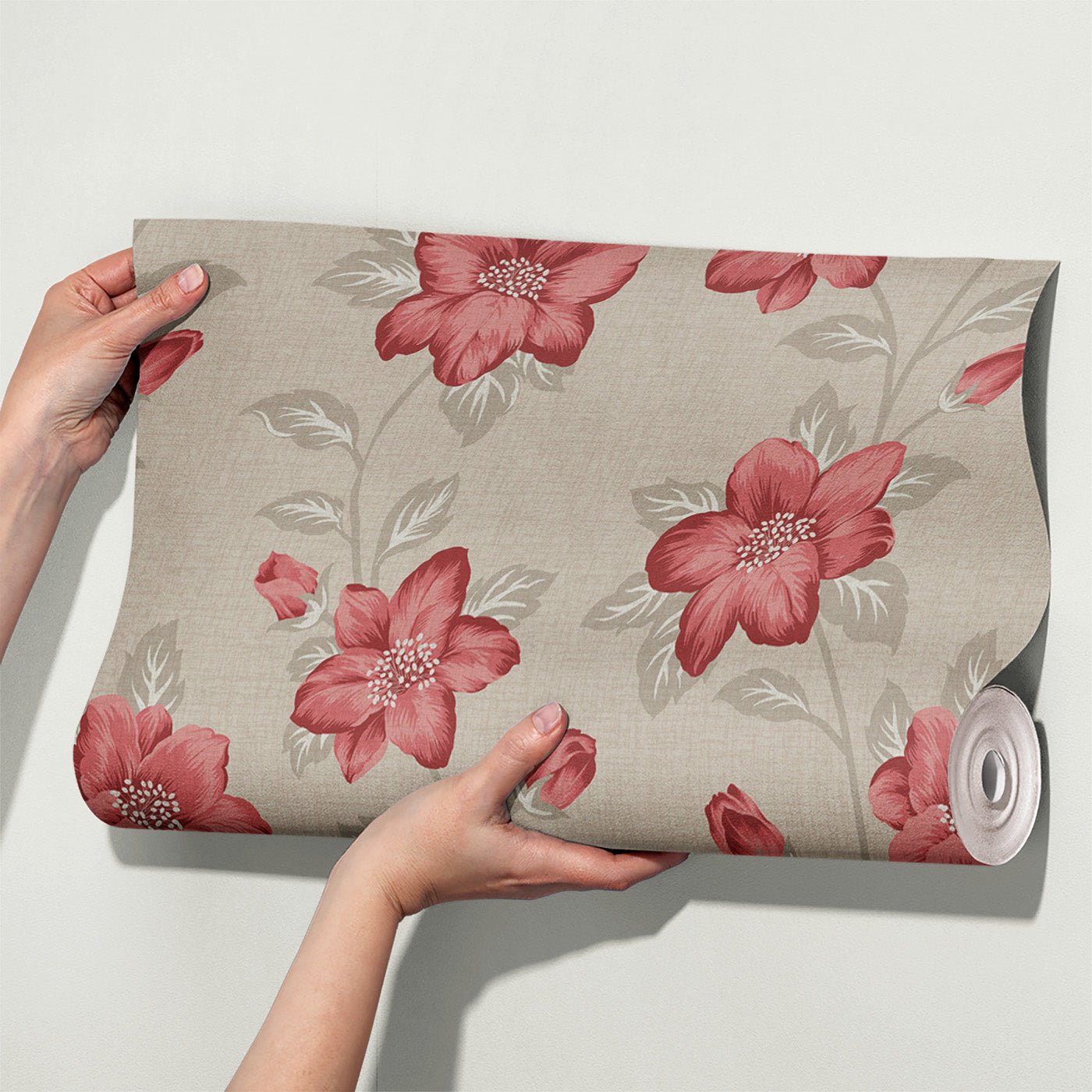 Floral & Leaves Wallpaper WAL1931-F