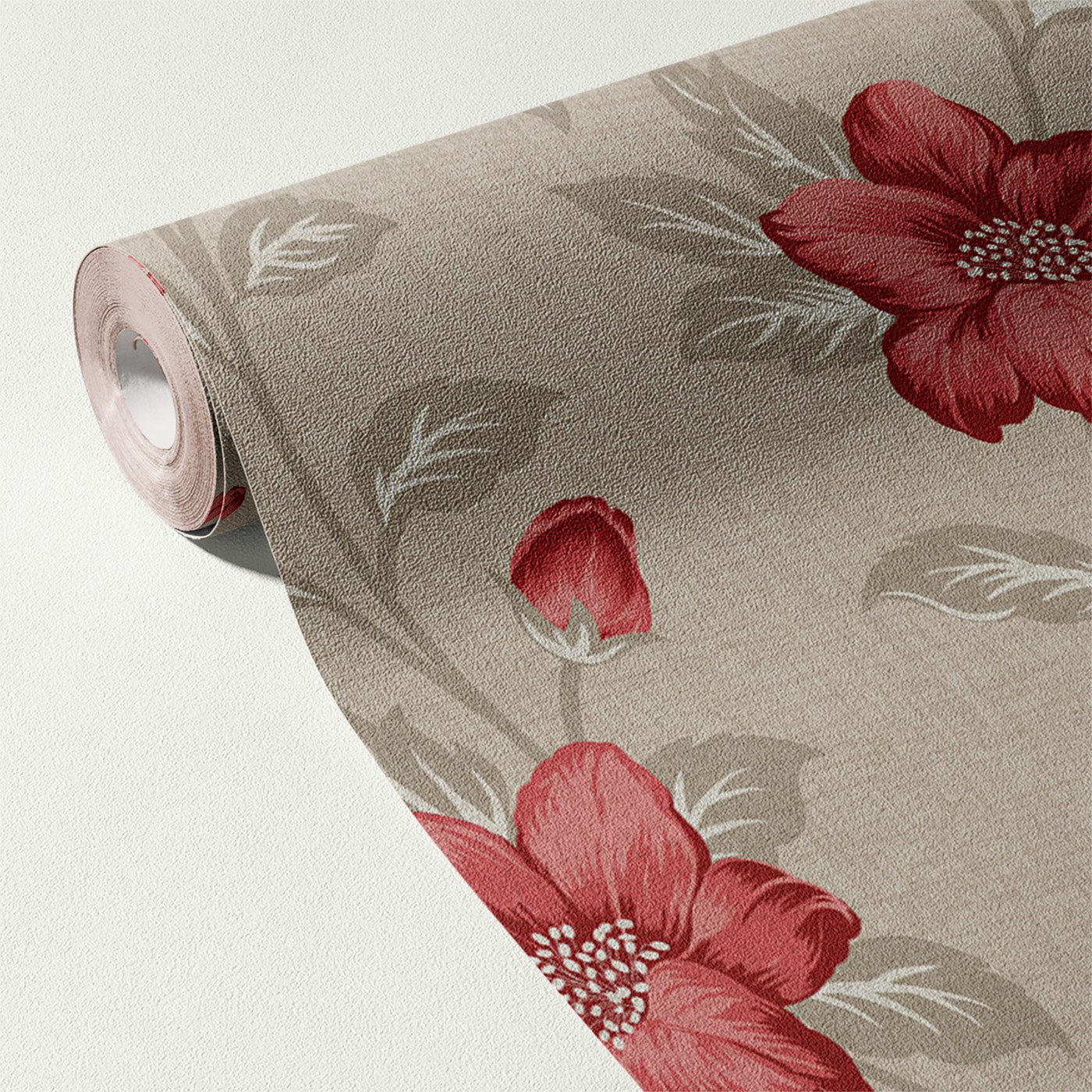 Floral & Leaves Wallpaper WAL1931-F