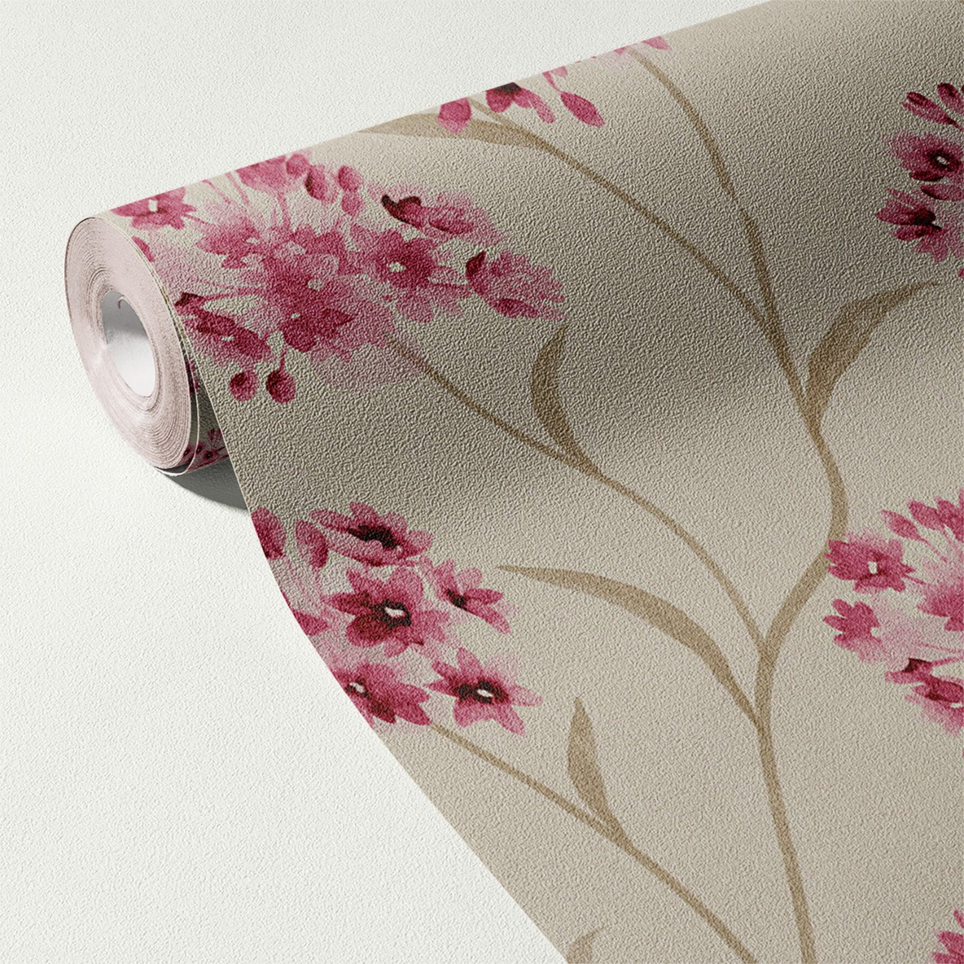 Floral & Leaves Wallpaper WAL1933-F