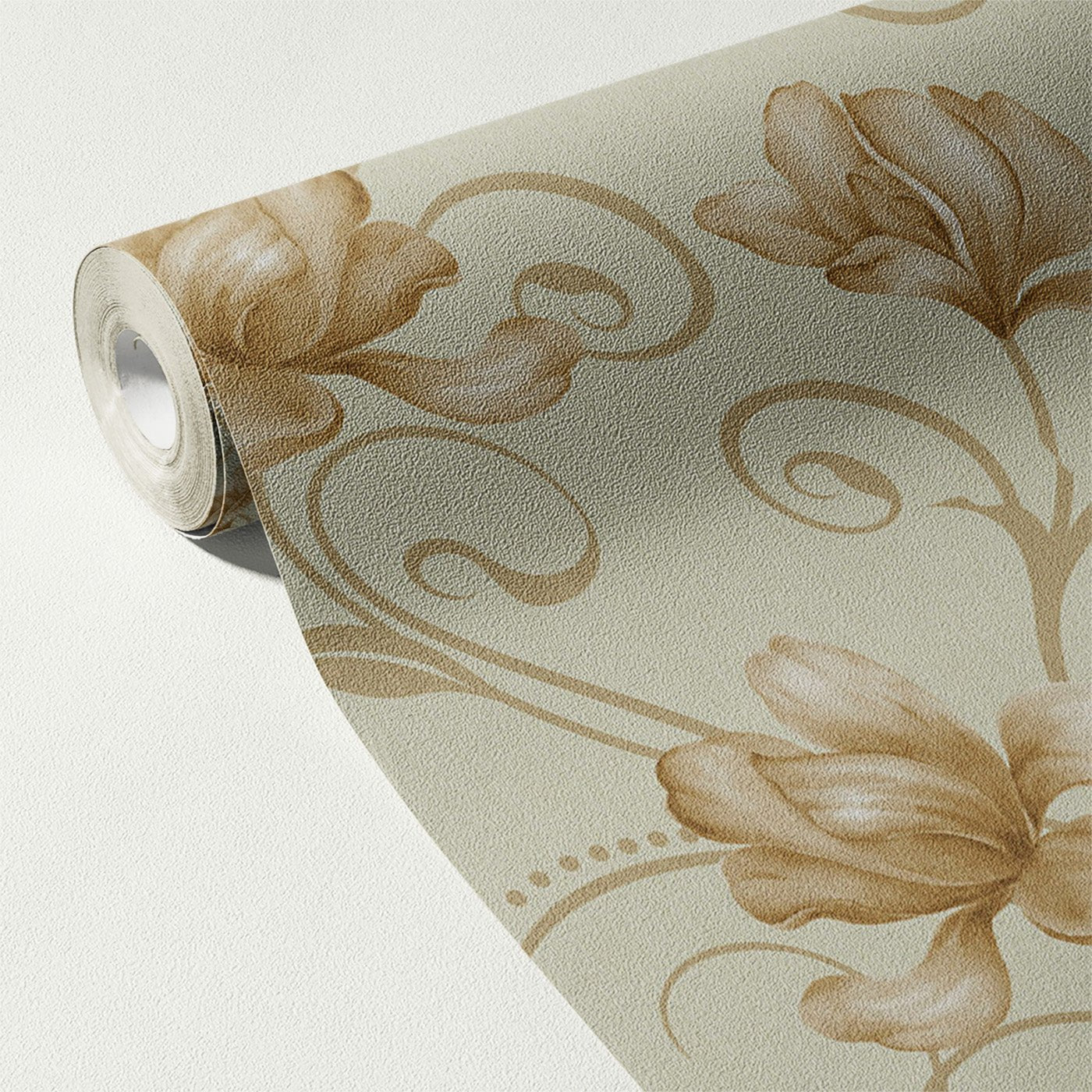 Floral & Leaves Wallpaper WAL1934-F