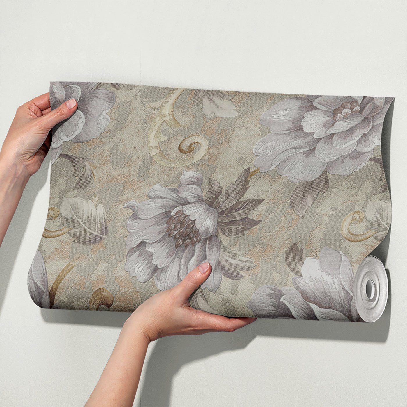 Floral & Leaves Wallpaper WAL1936-F