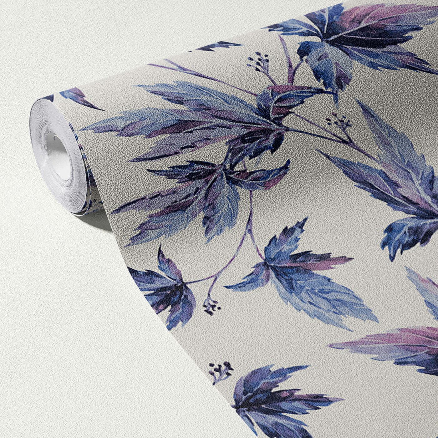 Floral & Leaves Wallpaper WAL1938-F