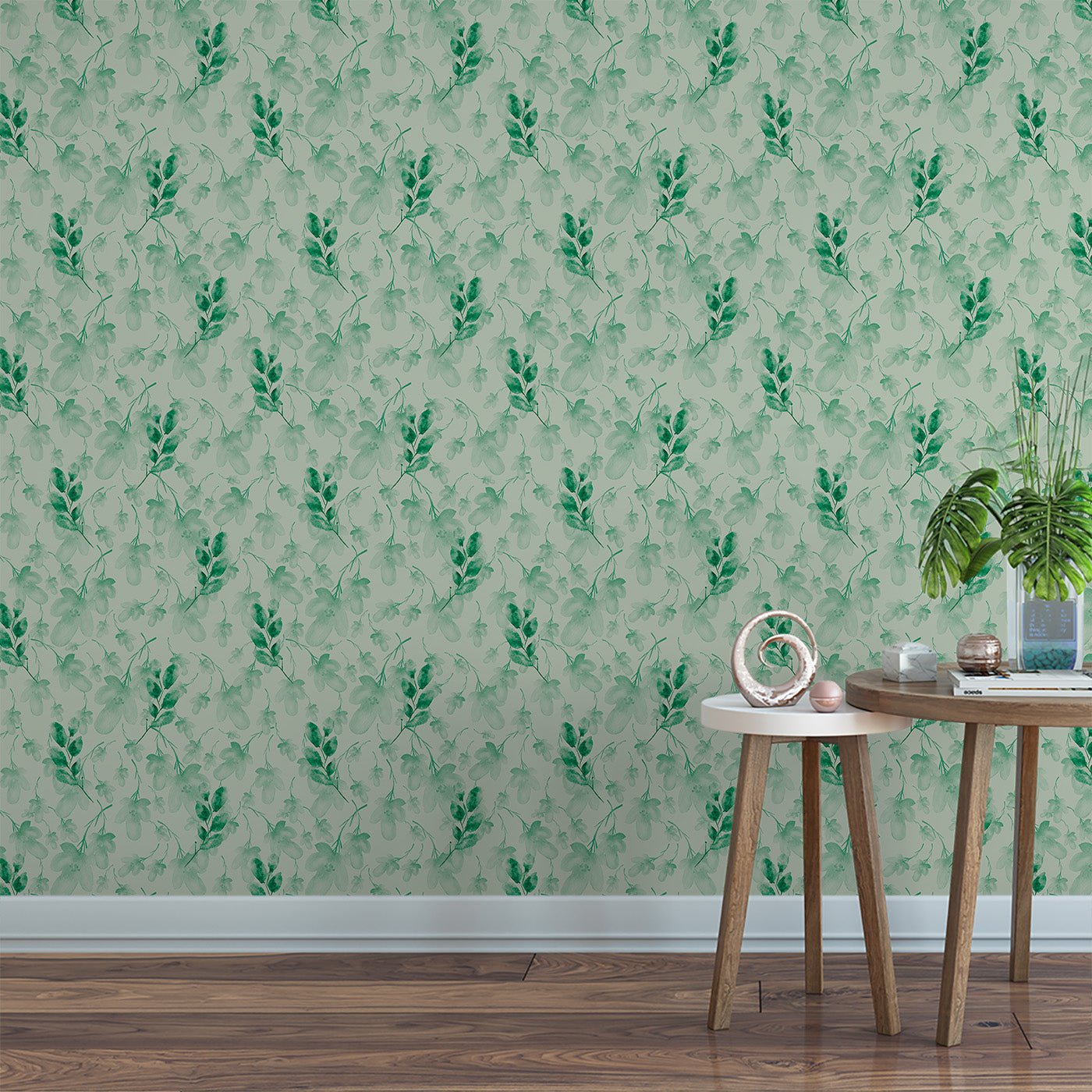 Floral & Leaves Wallpaper WAL1939-F