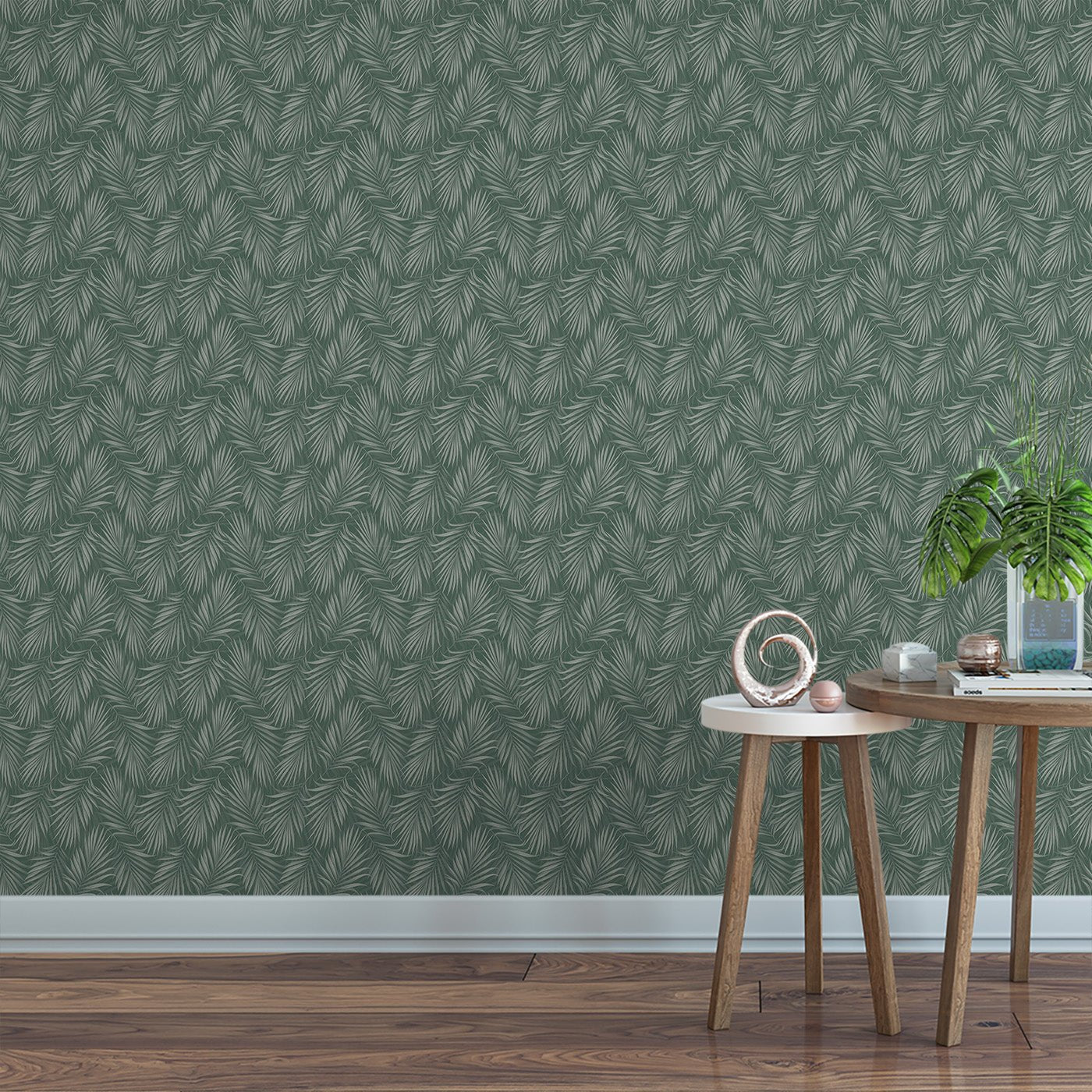 Floral & Leaves Wallpaper WAL1941-F