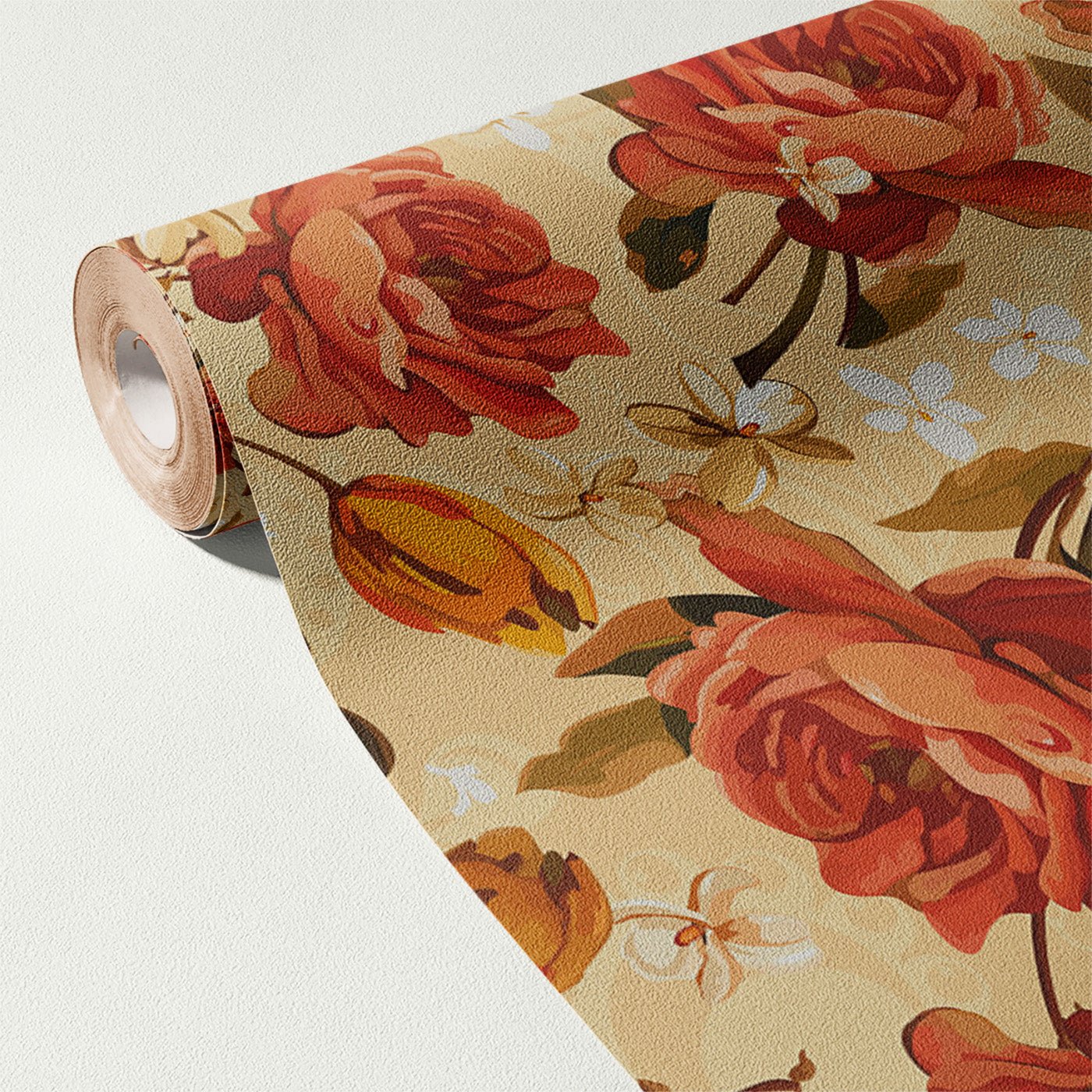 Floral & Leaves Wallpaper WAL1942-F