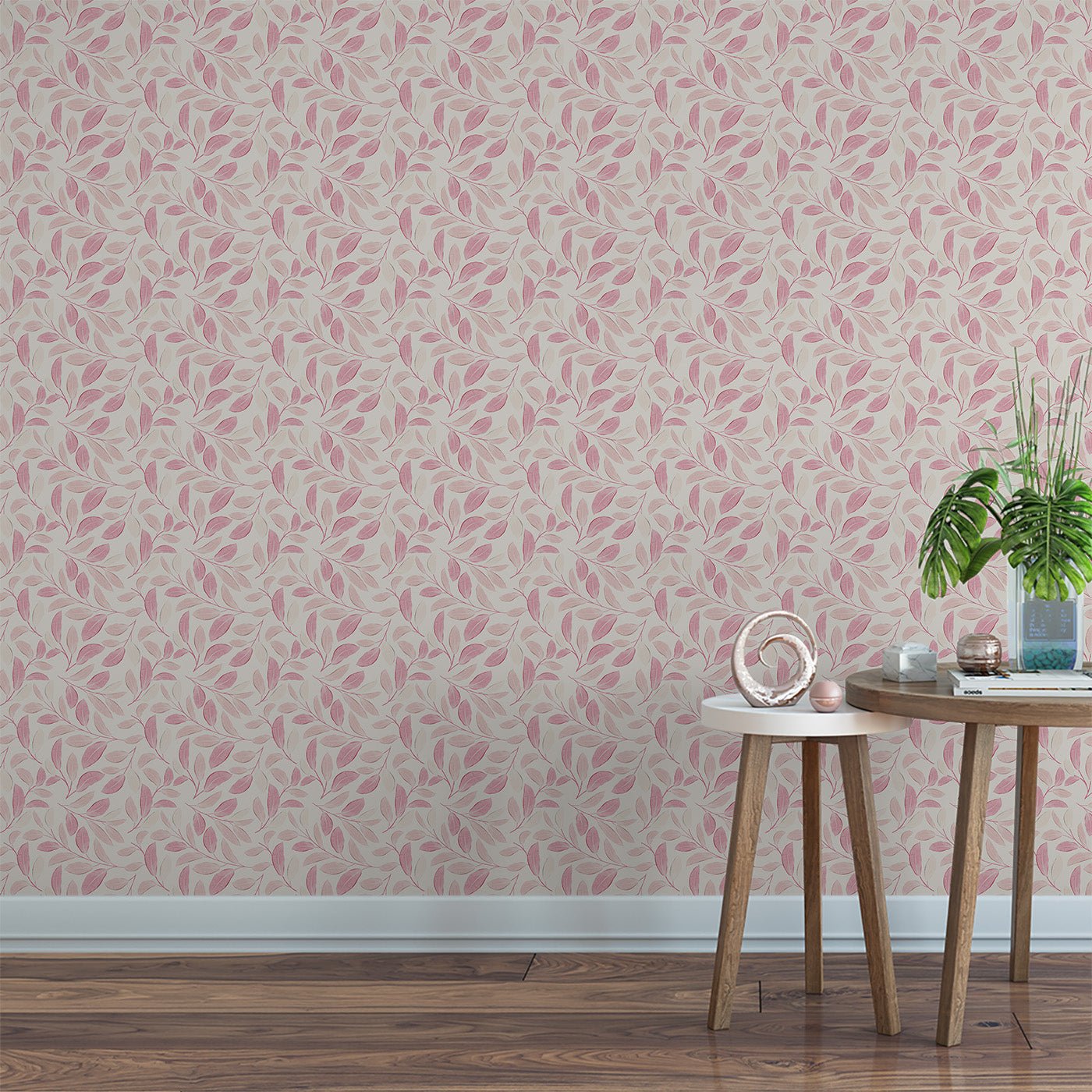 Floral & Leaves Wallpaper WAL1947-F