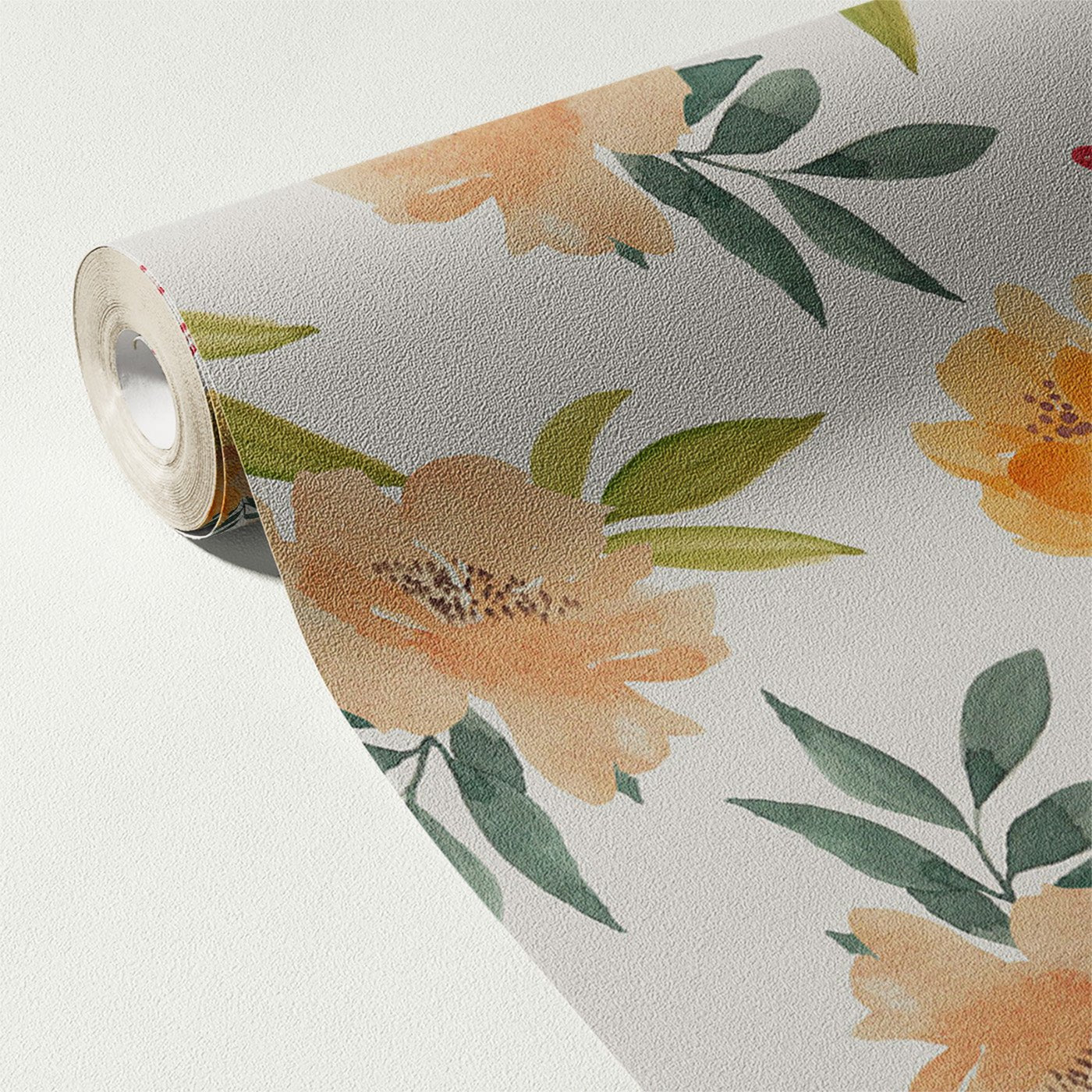 Floral & Leaves Wallpaper WAL1951-F