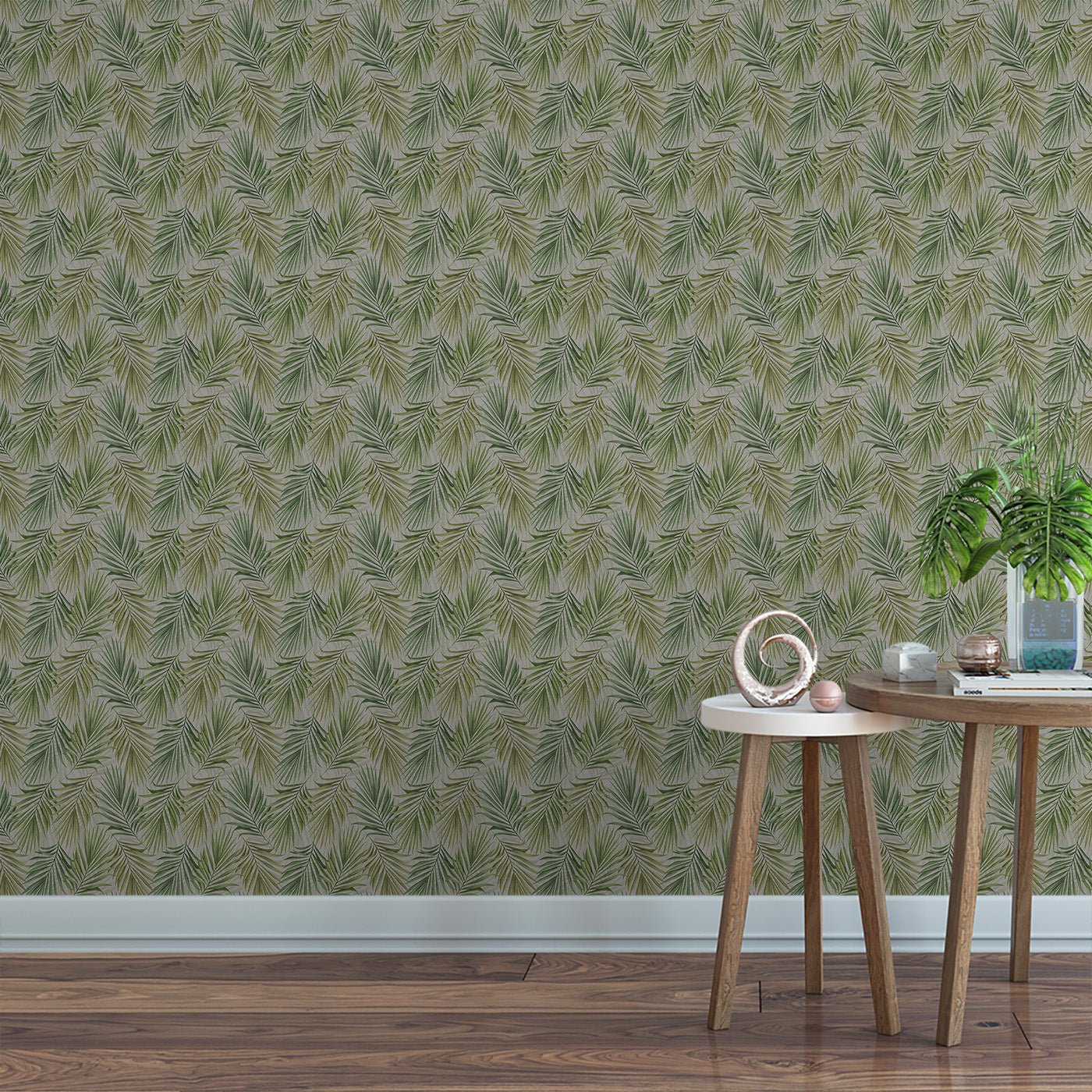 Floral & Leaves Wallpaper WAL1952-F