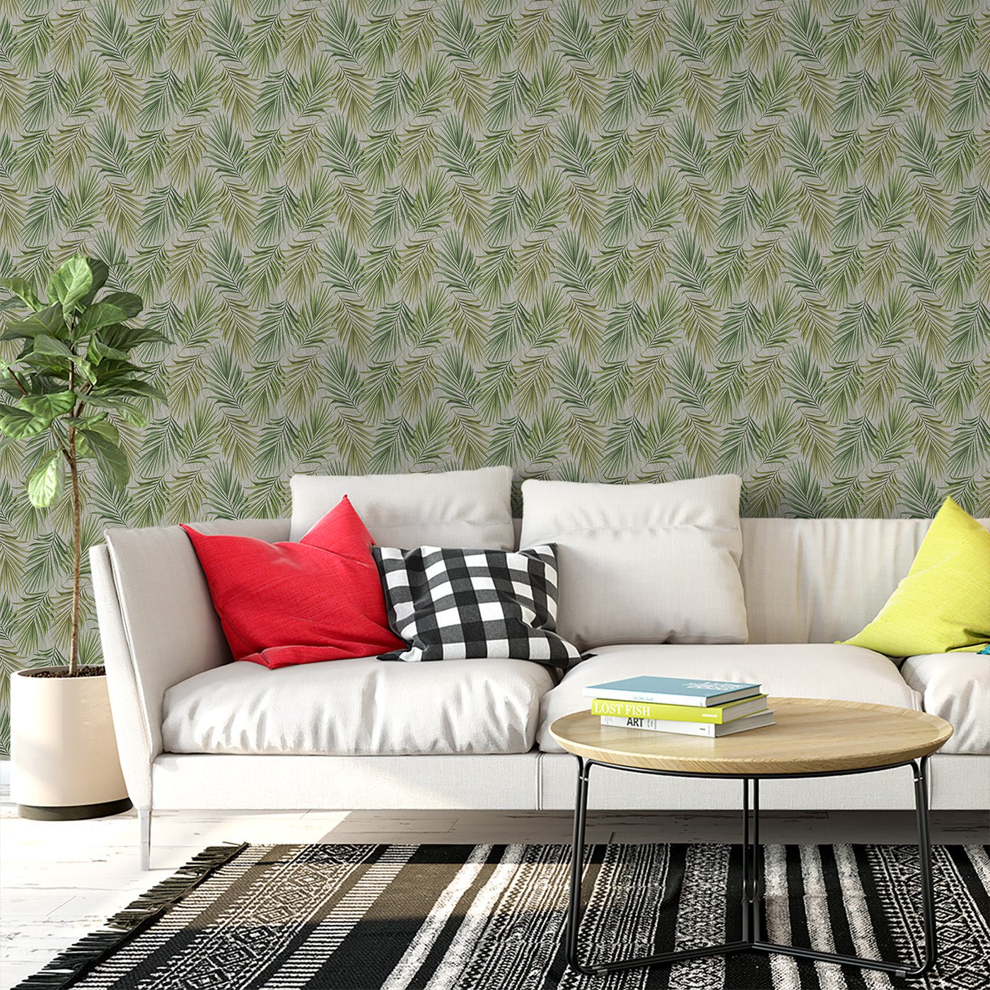 Floral & Leaves Wallpaper WAL1952-F