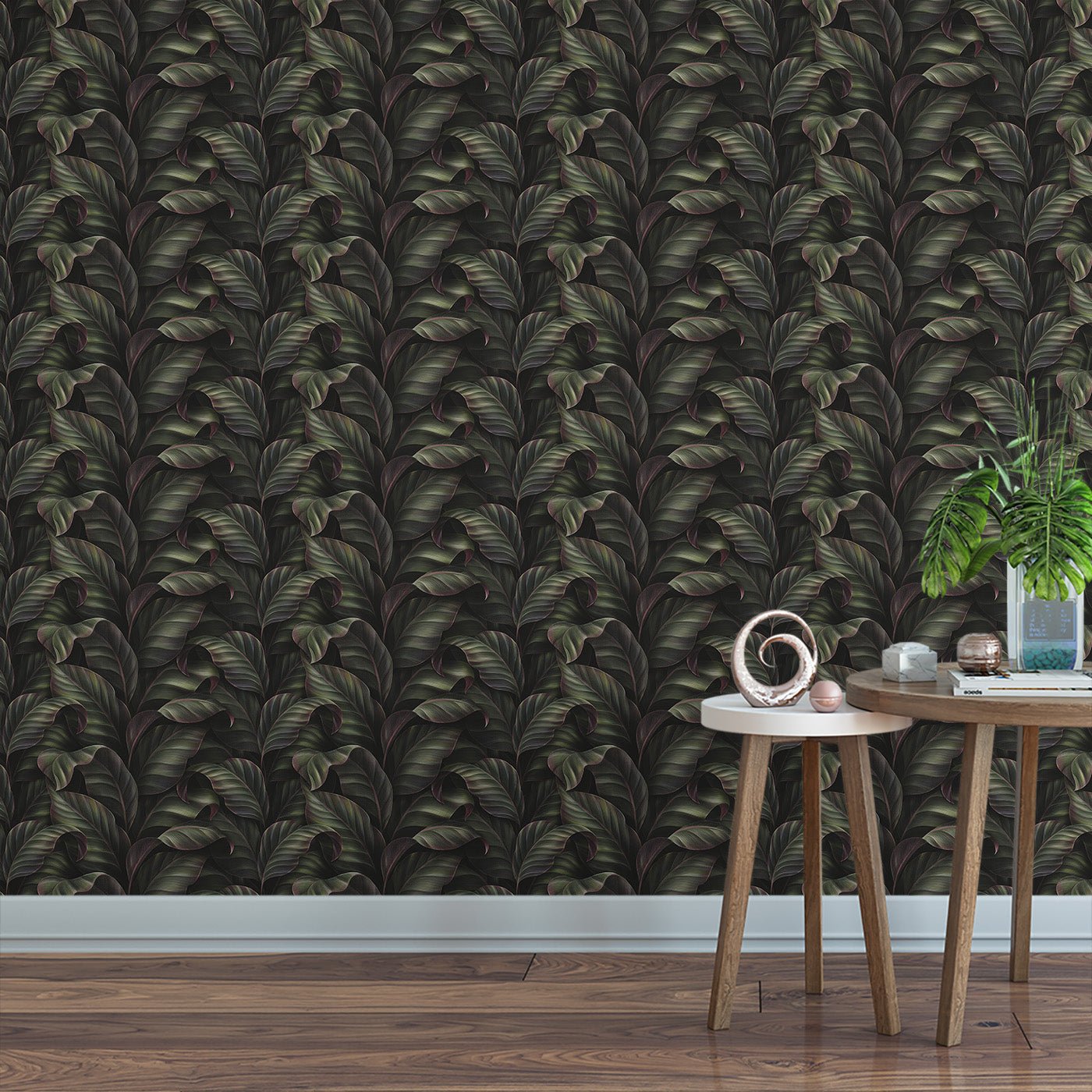 Floral & Leaves Wallpaper WAL1956-F