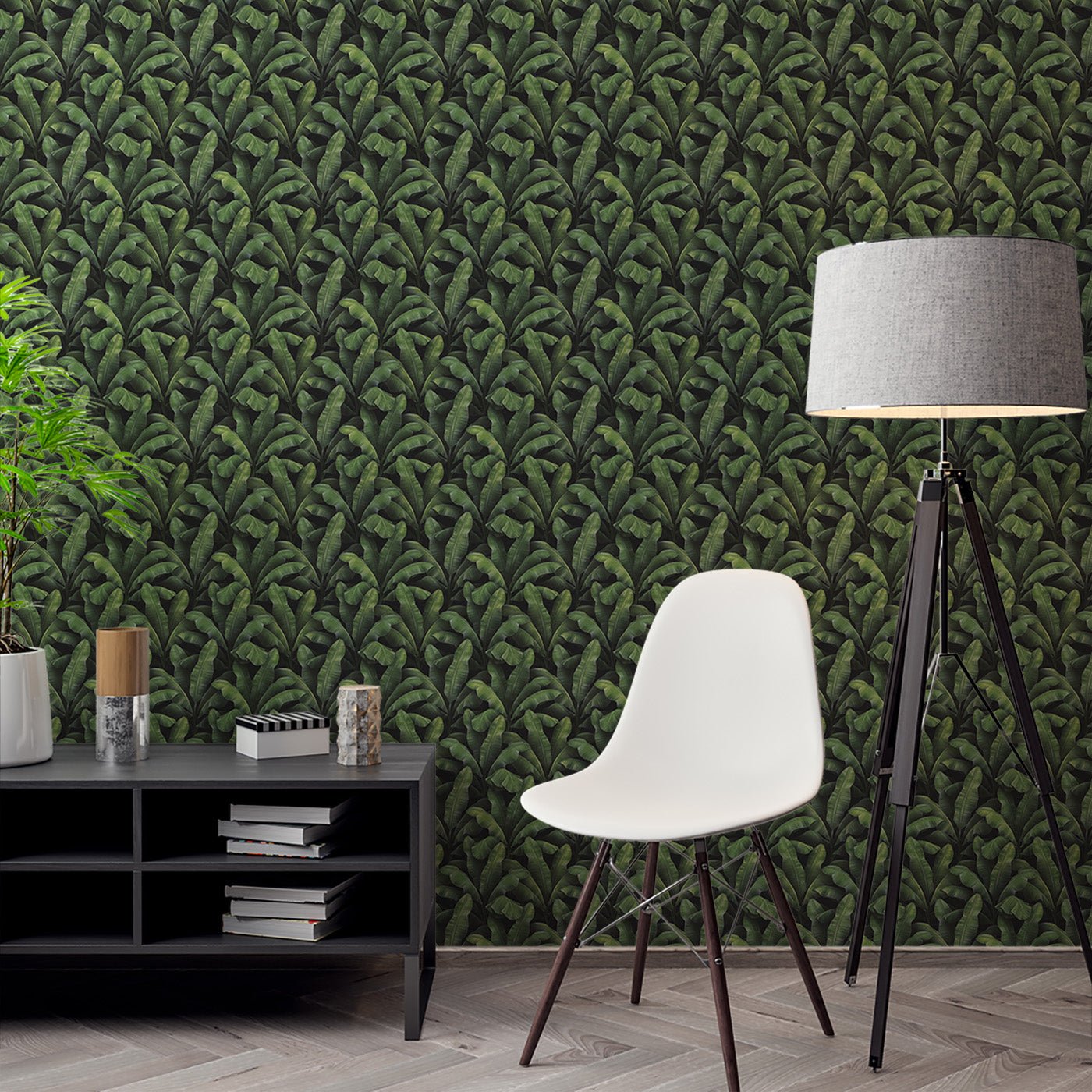 Floral & Leaves Wallpaper WAL1958-F