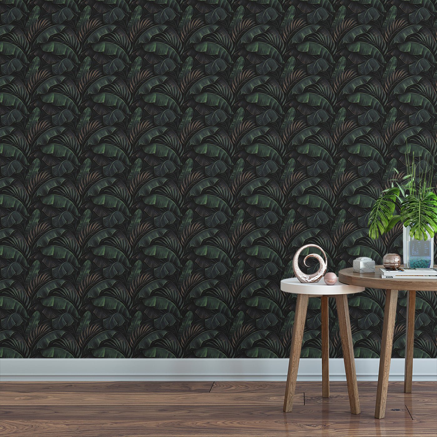 Floral & Leaves Wallpaper WAL1959-F