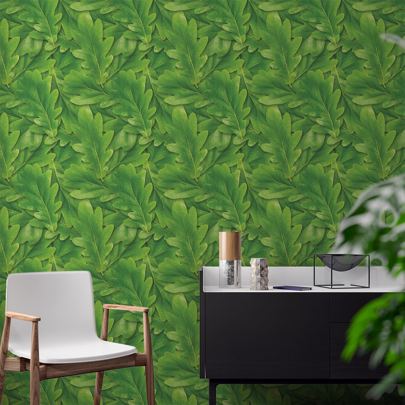 Floral & Leaves Wallpaper WAL1974-F