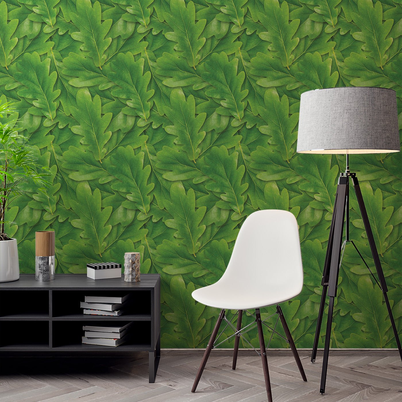 Floral & Leaves Wallpaper WAL1974-F