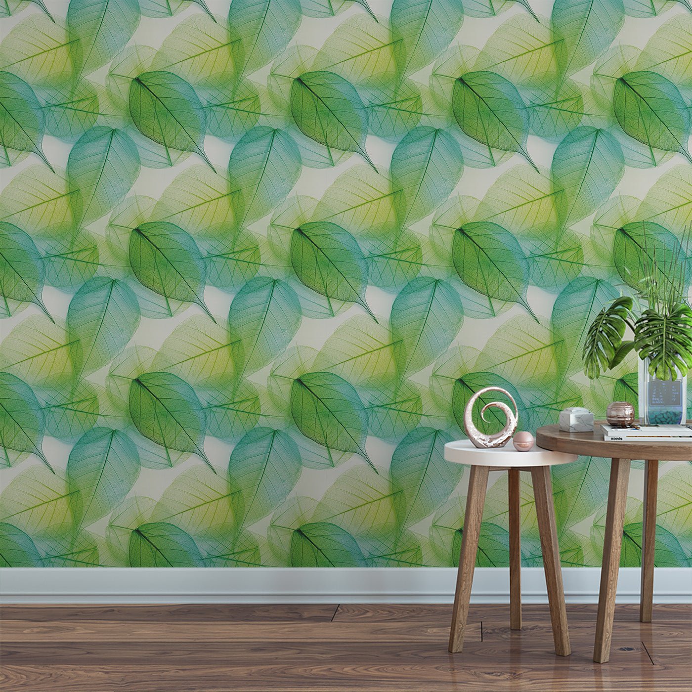 Floral & Leaves Wallpaper WAL1979-F