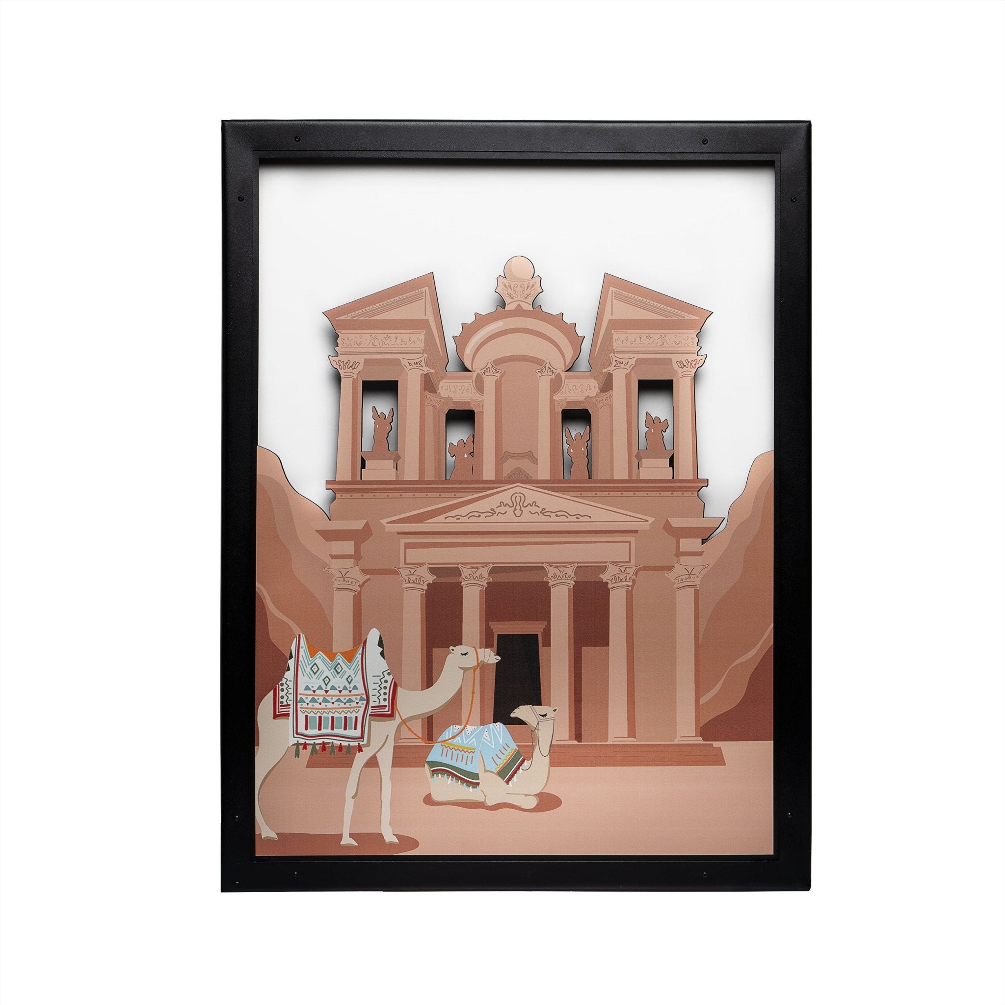 Petra Printed Metal Wall Art