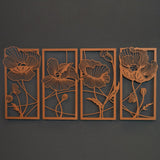 Blossom Flowers Metal Wall Art
