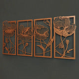 Blossom Flowers Metal Wall Art