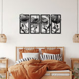 Blossom Flowers Metal Wall Art