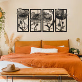 Blossom Flowers Metal Wall Art