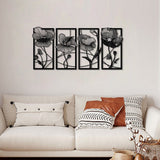Blossom Flowers Metal Wall Art