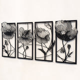 Blossom Flowers Metal Wall Art