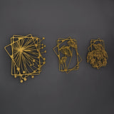Dandelion Flowers Metal Wall Art Set of 3