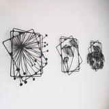 Dandelion Flowers Metal Wall Art Set of 3