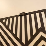 Geometric Mountains Metal Wall Art