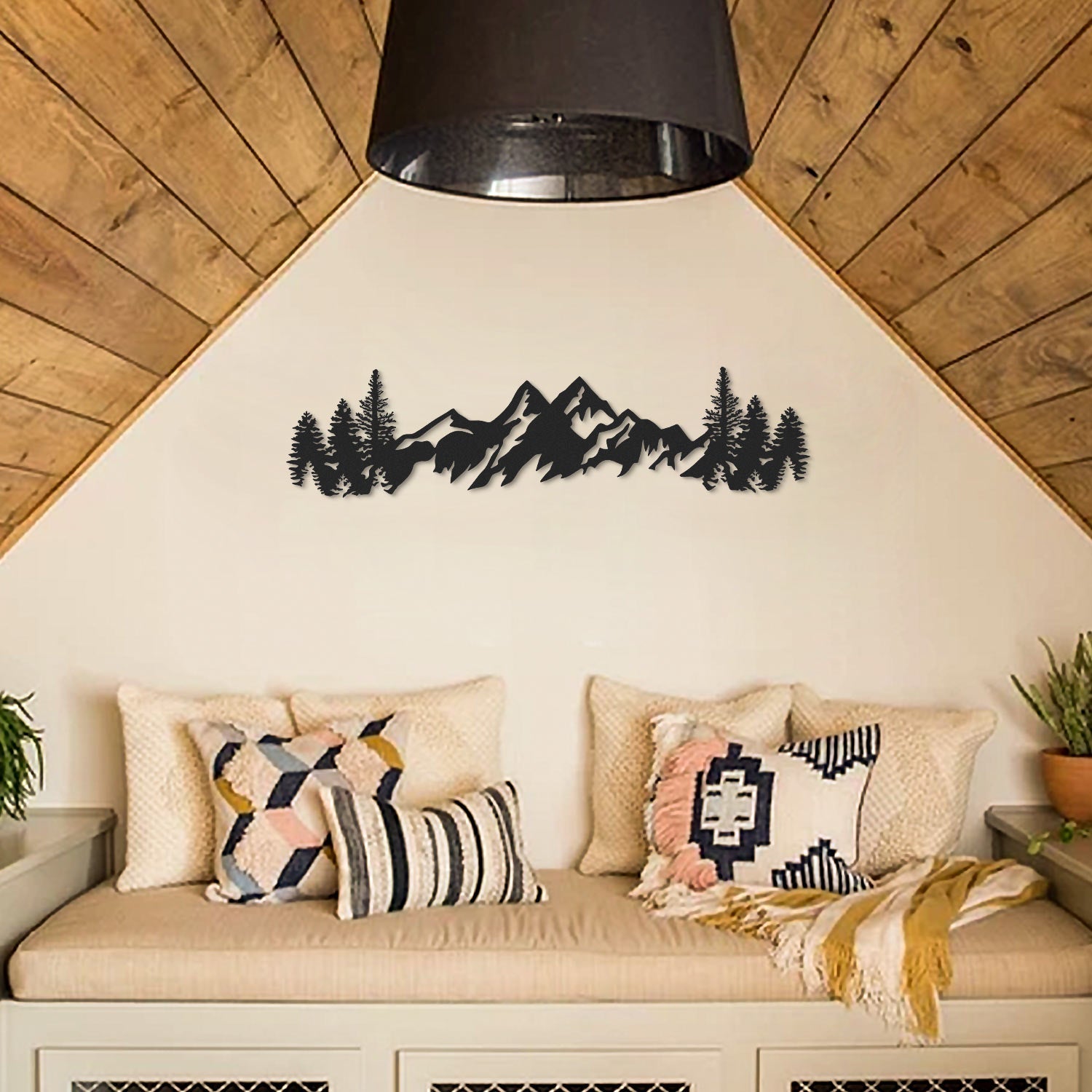 Mountains Metal Wall Art