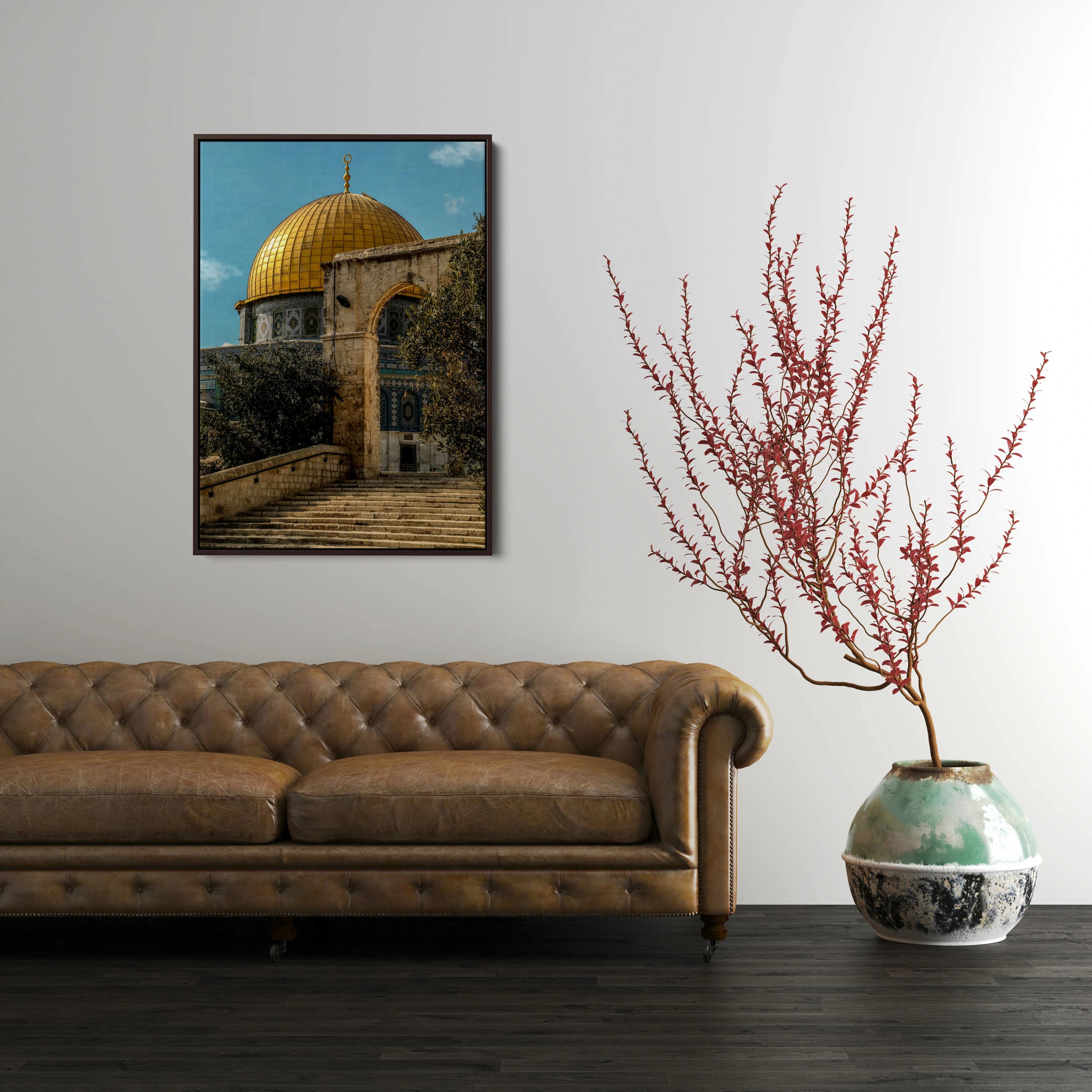 Dome of the Rock Canvas Wall Art