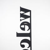 Welcome Metal Wall Art